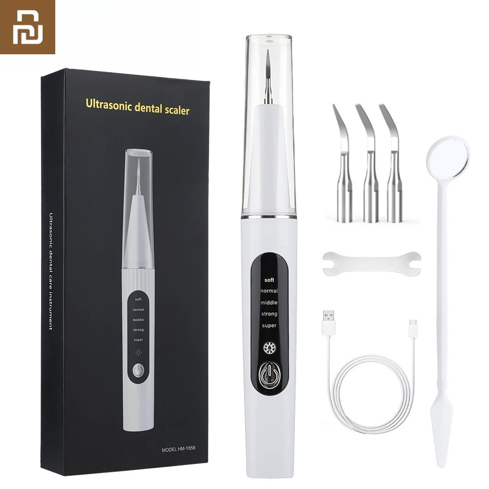 Water Flosser Cordless - KLXKLX YOUPIN Limpiador Dental Ultrasónico 2.8M/min,