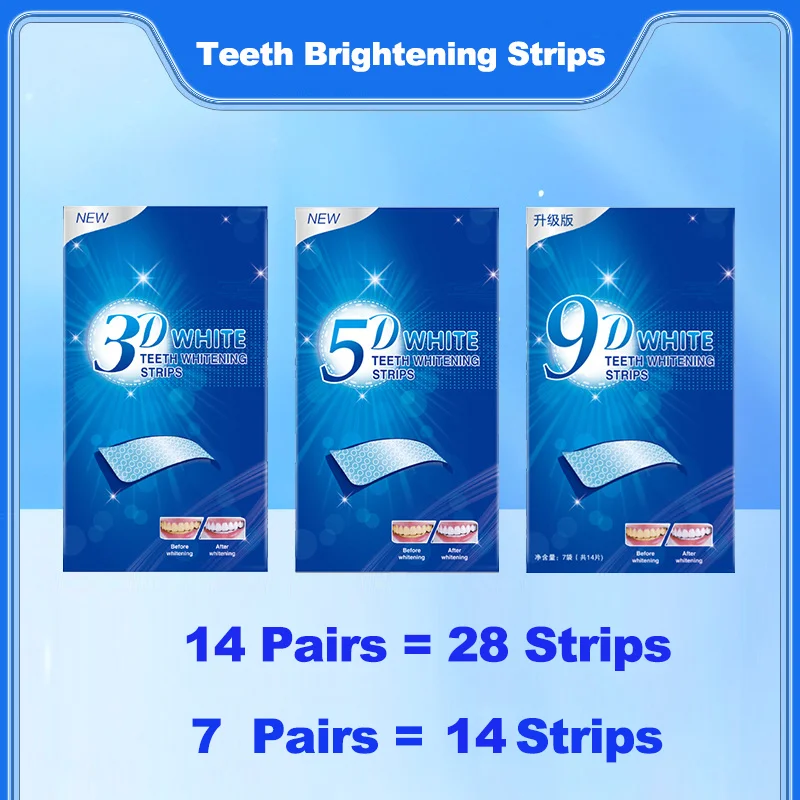 Whitening Strip 3D - 2 cajas de tiras blanqueadoras de