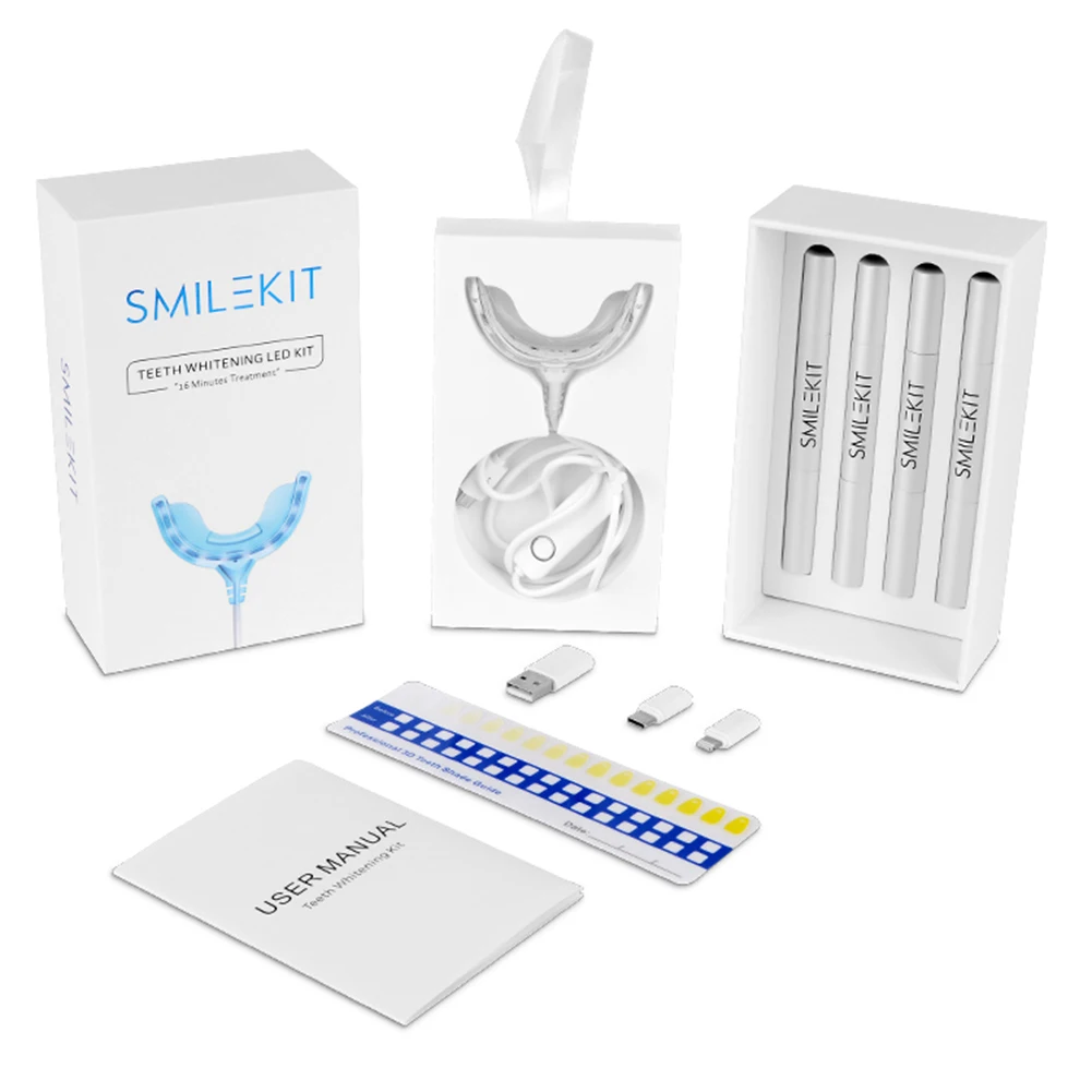 Teeth Whitening Device - Kit de blanqueamiento dental con luz
