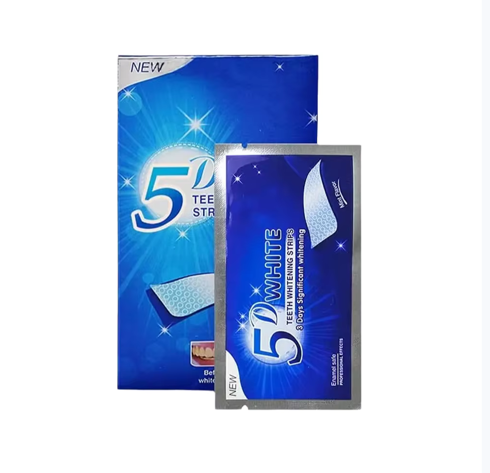 Whitening Strip 3D - Juego de 28 Tiras Blanqueadoras Dentales