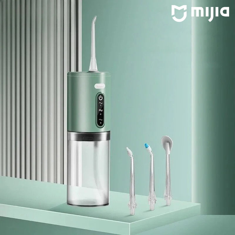 Water Flosser Cordless - Irrigador Bucal Portátil Mijia, Recargable por