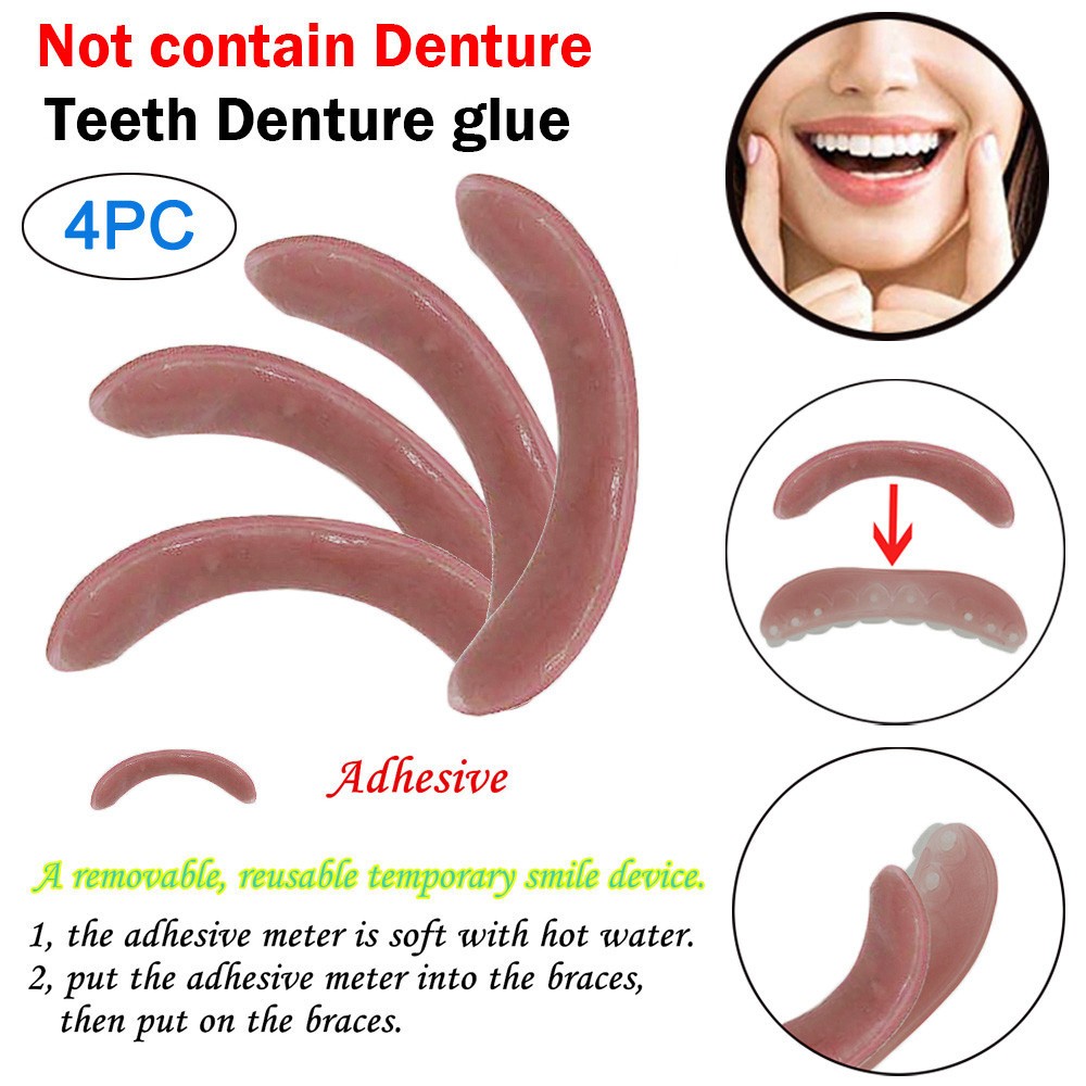Teeth Whitening Strips Permanent - 4/8 Uds. Tirantes blanqueadores tira adhesiva