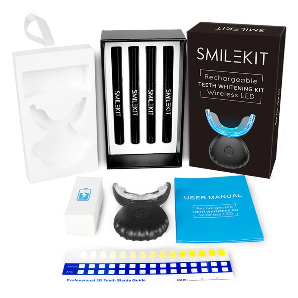 Teeth Whitening Gel Peroxide - Kit de blanqueamiento Dental Mini 16