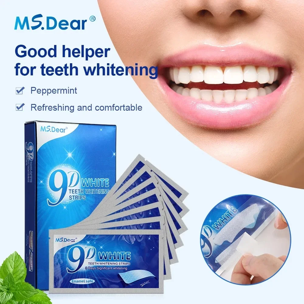 Whitening Strip 3D - Nuevas Tiras Blanqueadoras de Dientes para
