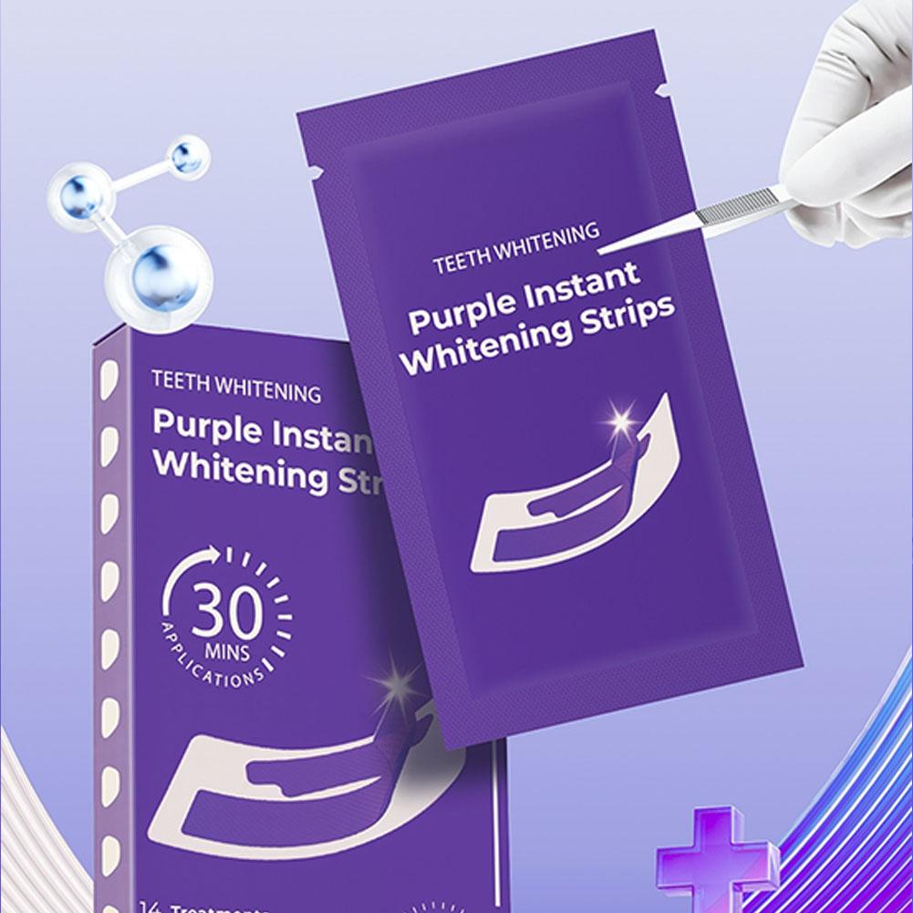 Teeth Whitening Strips Permanent - Tiras Blanqueadoras Dentales V34 - Tiras