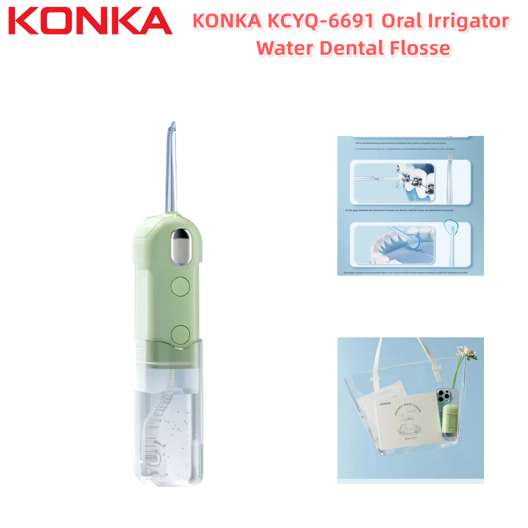 KONKA KCYQ 6691 irrigador Oral - Water Flosser Cordless reseña y precio