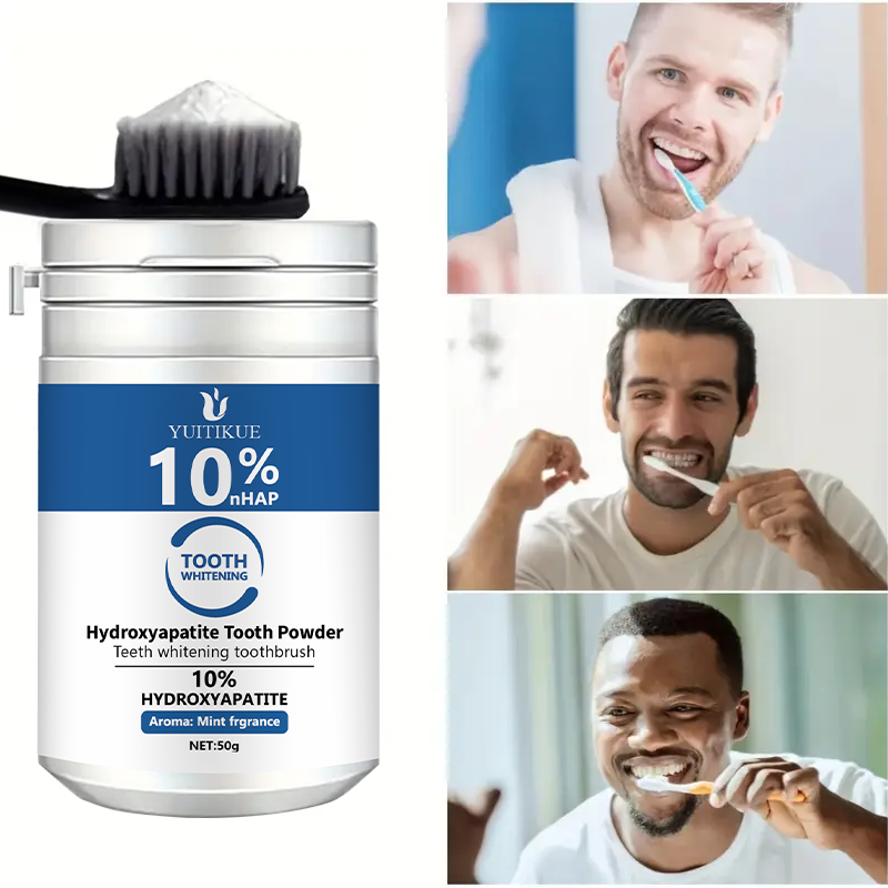 YUTIKUE 10% nHAP Polvo dental  - Teeth Paint Whitening reseña y precio