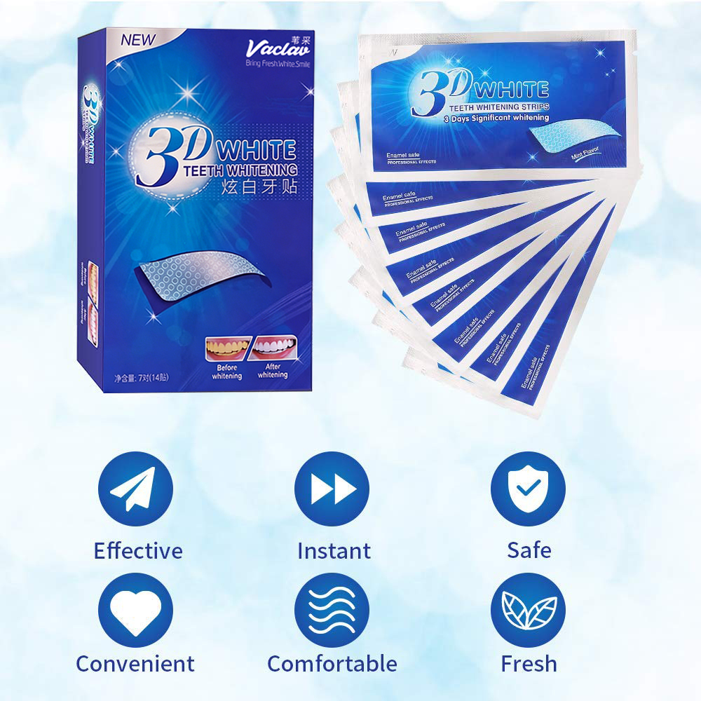 Tiras Blanqueadoras de Dientes - Whitening Strip 3D reseña y precio