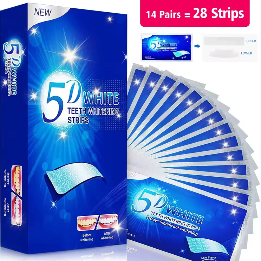 Tiras blanqueadoras de dientes - Whitening Strip 3D reseña y precio