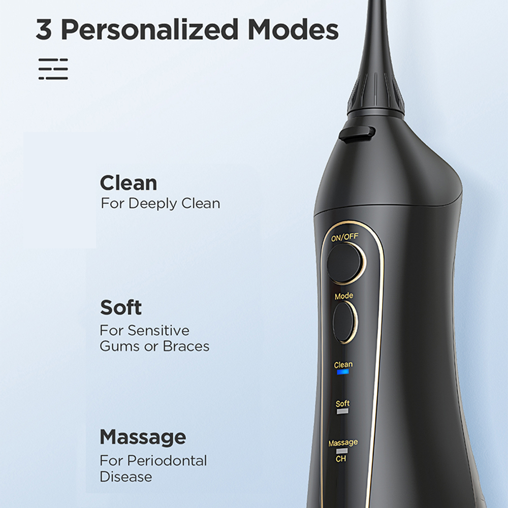 3 modos de agua para 300 de di - Water Flosser Cordless reseña y precio