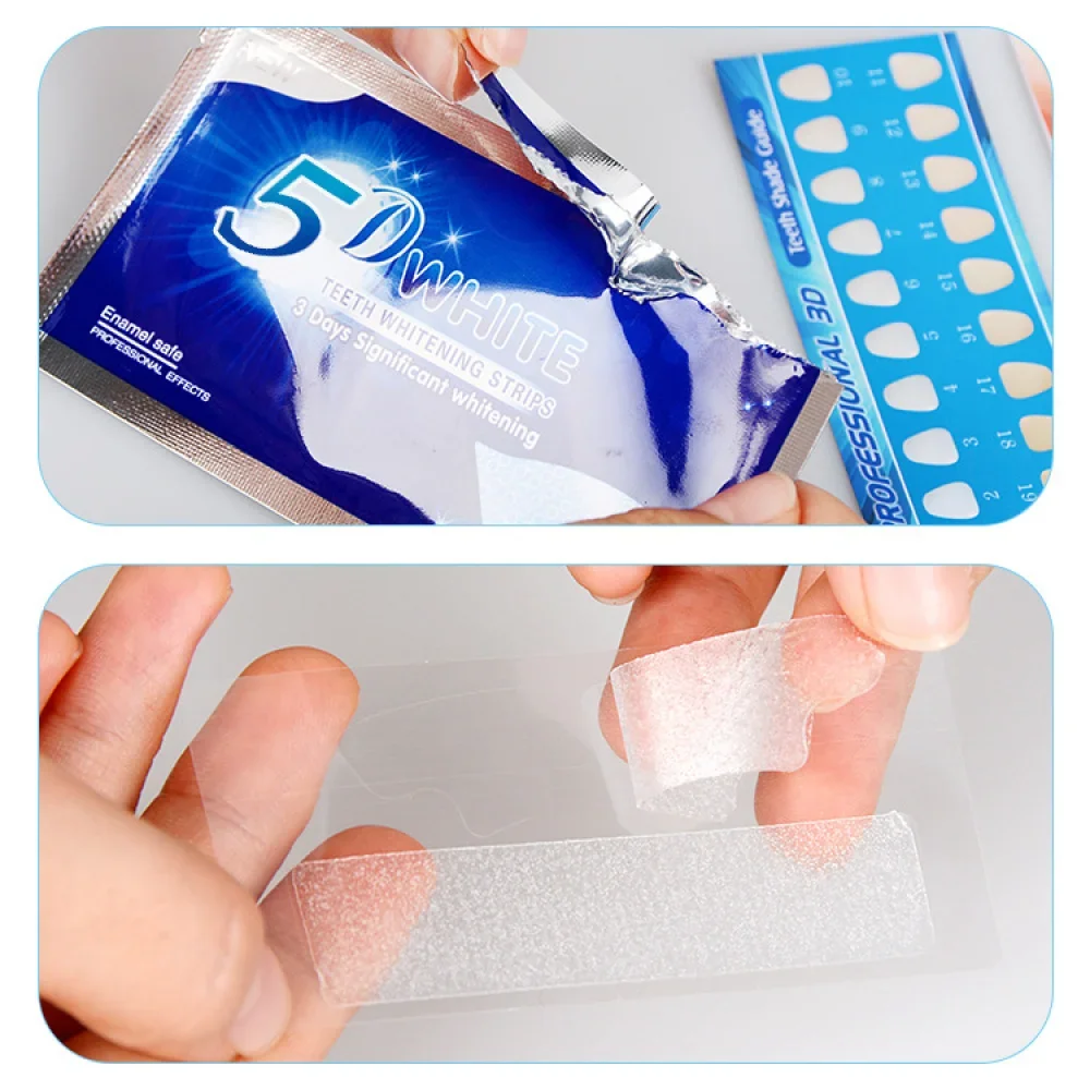 Tiras blanqueadoras de dientes - Whitening Strip 3D reseña y precio
