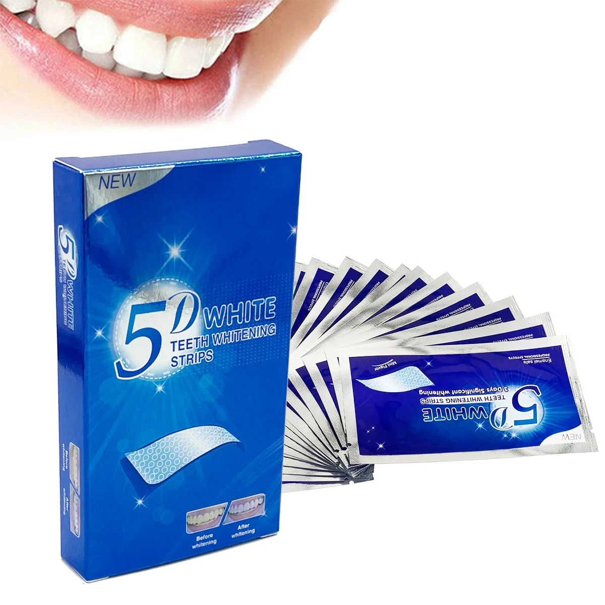 Tiras Blanqueadoras Dentales p - Teeth Whitening Strips Permanent reseña y precio