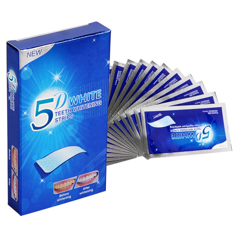7 pares de tiras blanqueadoras - Whitening Strip 3D reseña y precio