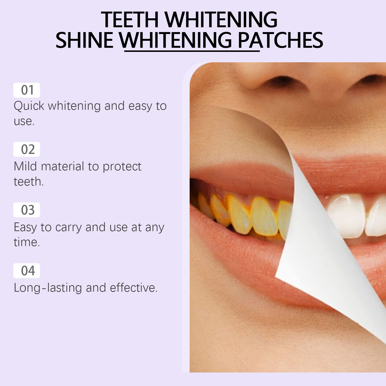 Tiras blanqueadoras de dientes - Teeth Whitening Strips Permanent reseña y precio