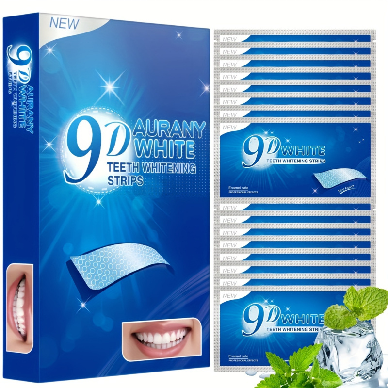 21 pares de tiras blanqueadora - Teeth Whitening Strips Permanent reseña y precio