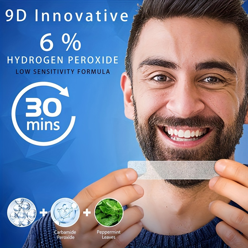 21 pares de tiras blanqueadora - Teeth Whitening Strips Permanent reseña y precio