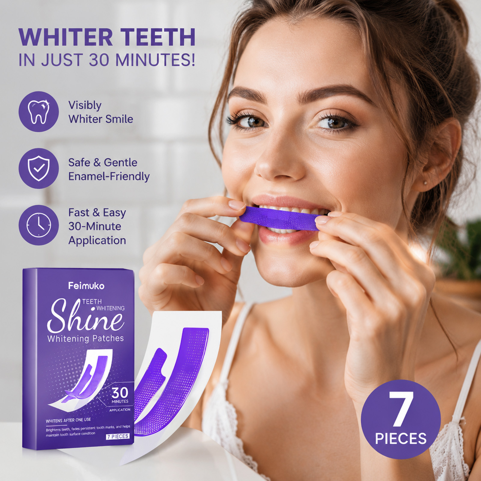 Tiras Blanqueadoras de Dientes - Teeth Whitening Strips Permanent reseña y precio