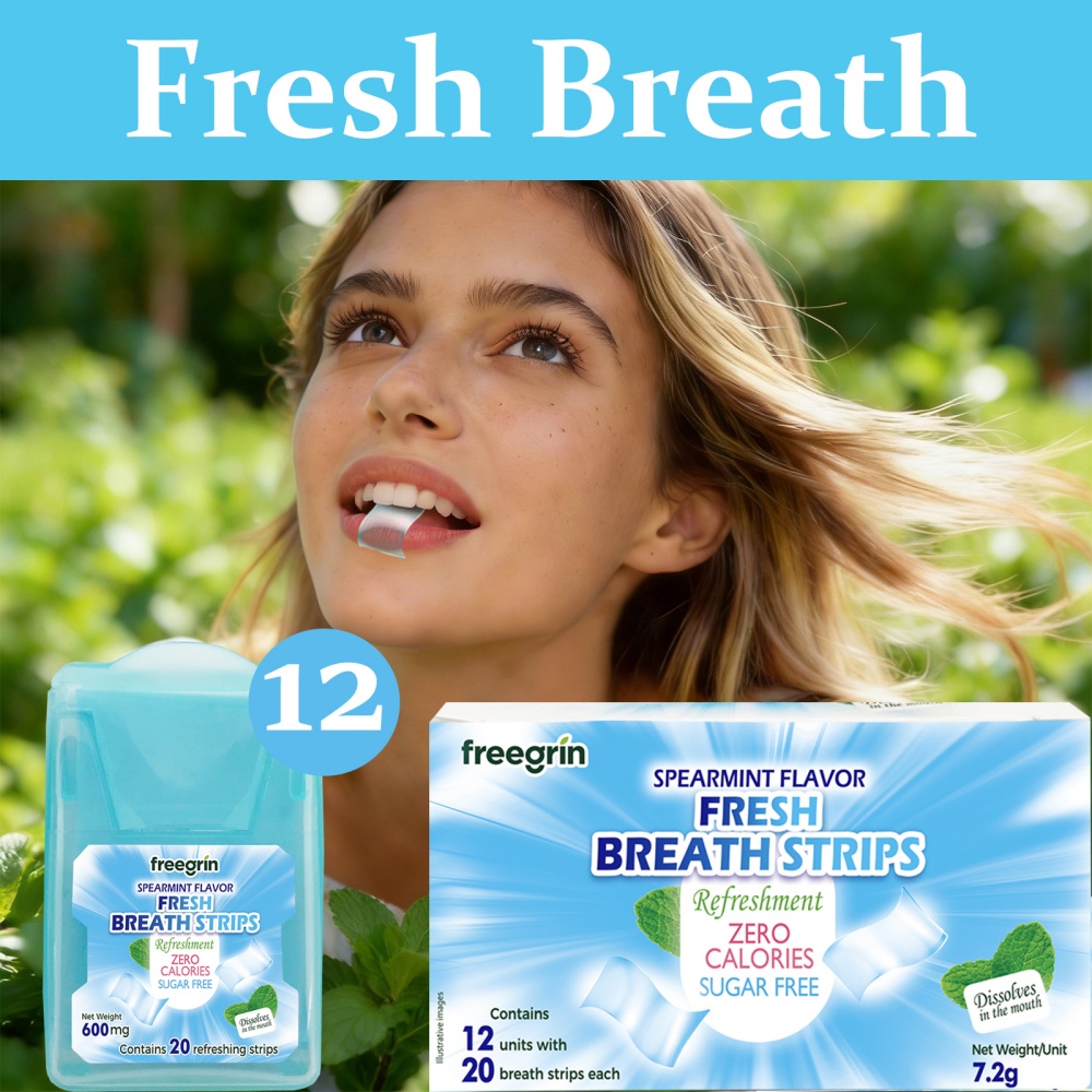 Tiras de Menta FREGRIN para Re - Teeth Whitening Strips Permanent reseña y precio