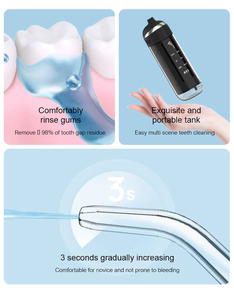 Irrigador Bucal Portátil Mini, - Water Flosser Cordless reseña y precio
