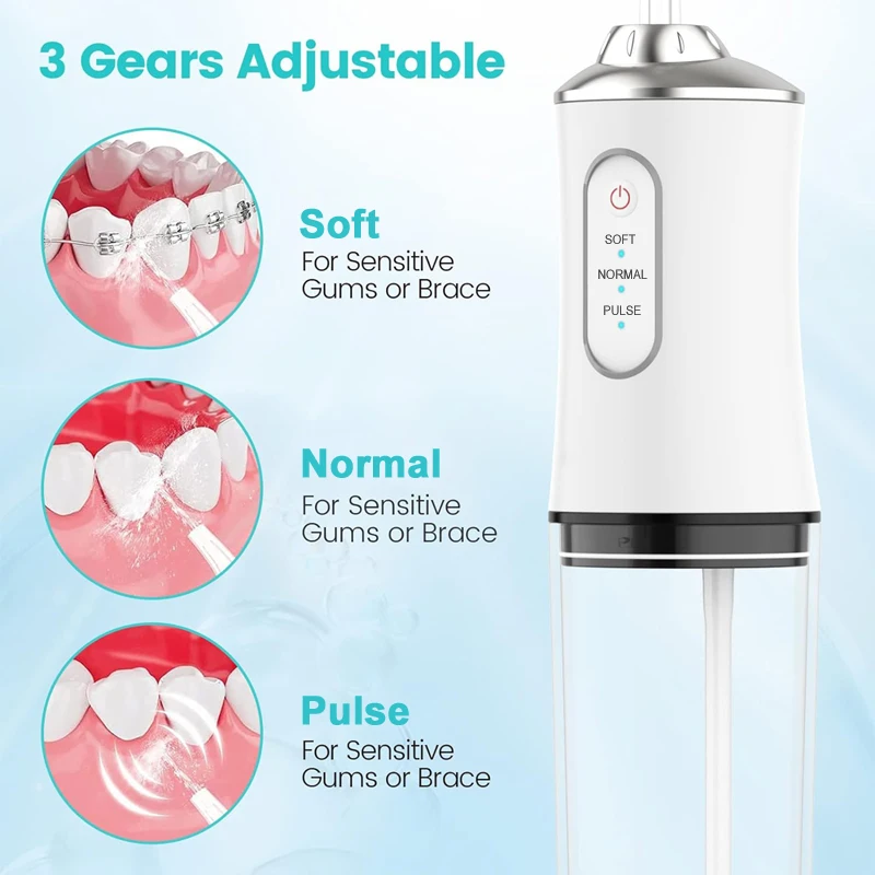 Irrigador Dental portátil de a - Water Flosser Cordless reseña y precio