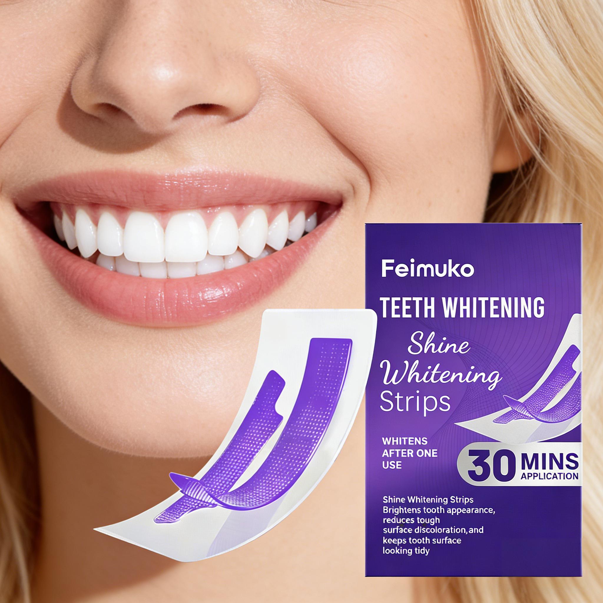 Tiras Blanqueadoras de Dientes - Teeth Whitening Strips Permanent reseña y precio