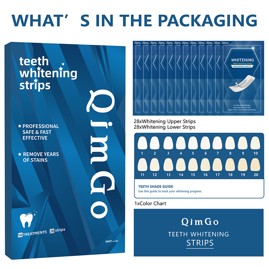 Tiras Blanqueadoras Dentales 3 - Whitening Strip 3D reseña y precio