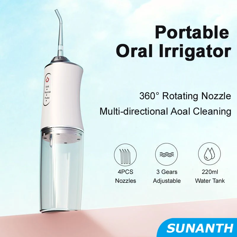 Irrigador Oral eléctrico intel - Water Flosser Cordless reseña y precio