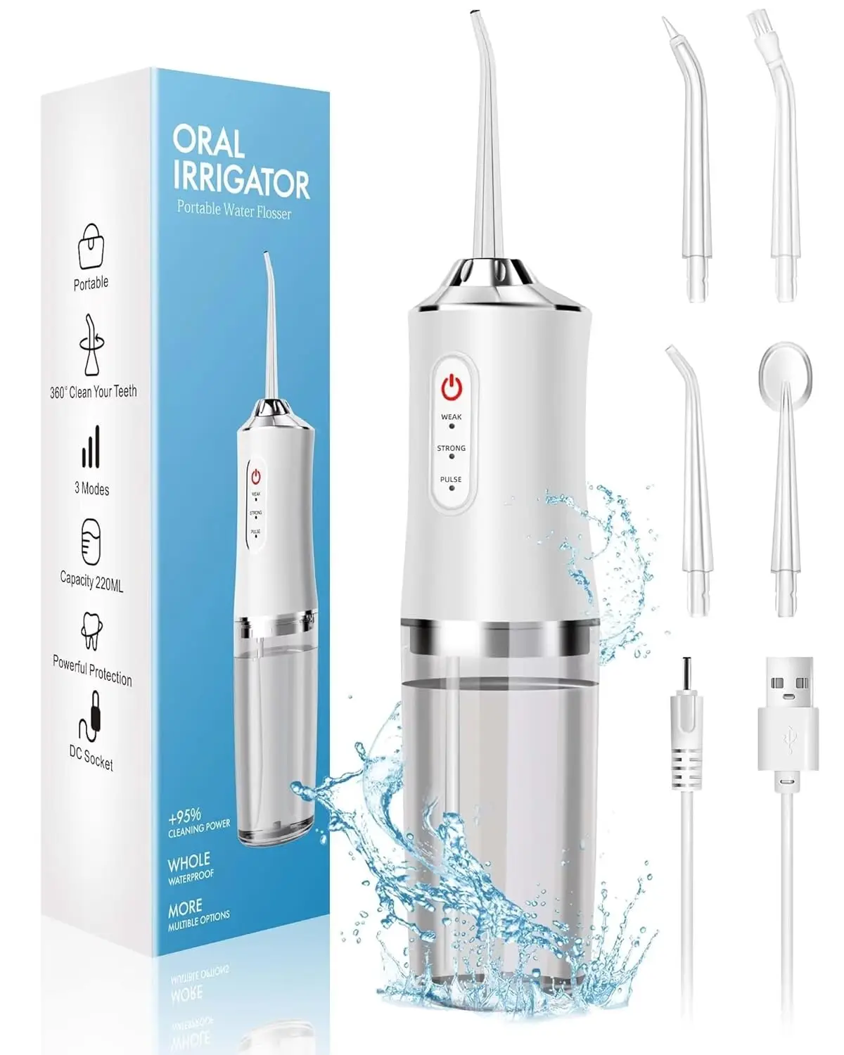 Irrigador bucal, irrigador de  - Water Flosser Cordless reseña y precio