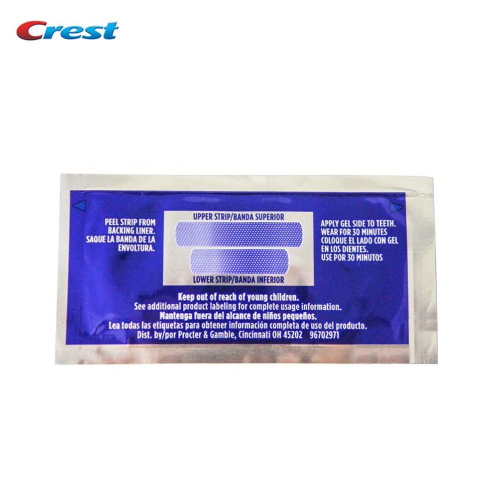 Crest-tiras blanqueadoras 3D p - Whitening Strip 3D reseña y precio