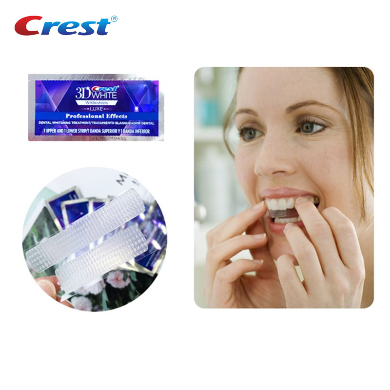 Crest-tiras blanqueadoras 3D p - Whitening Strip 3D reseña y precio