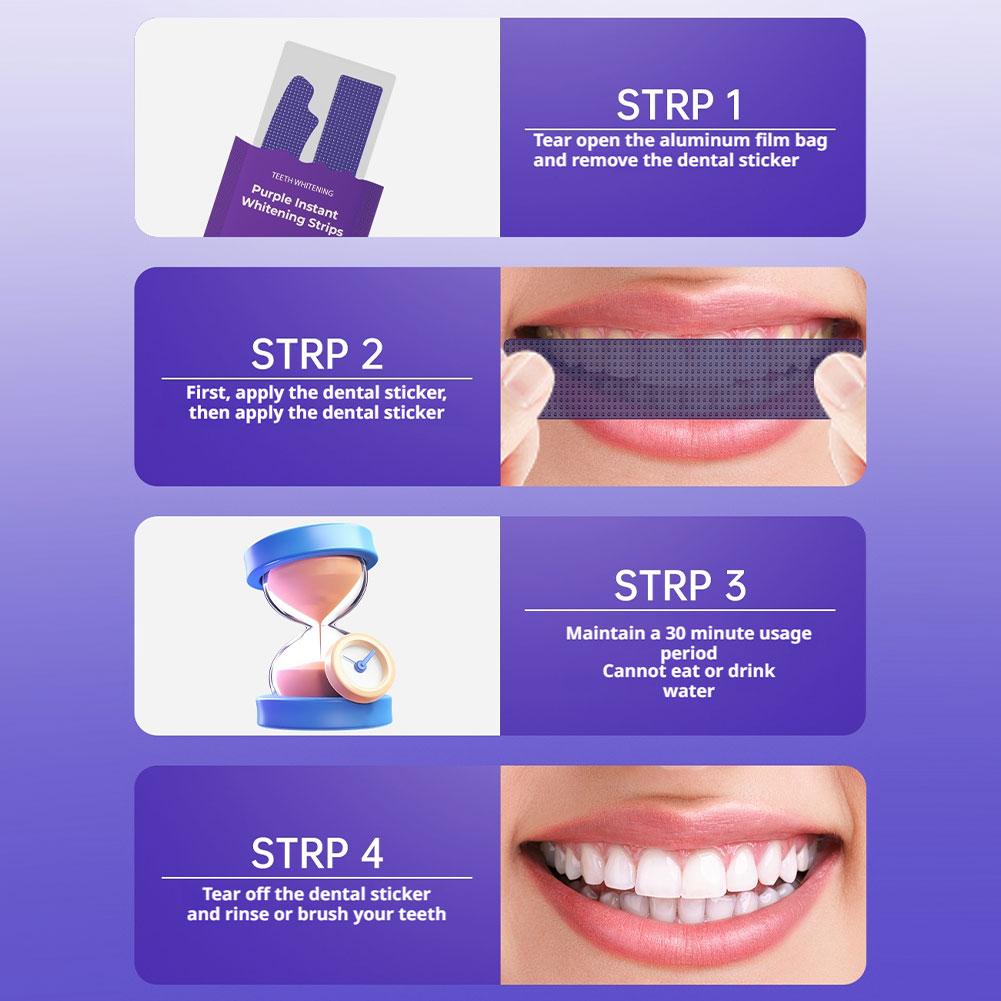 Tiras Blanqueadoras Dentales V - Teeth Whitening Strips Permanent reseña y precio